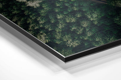 Fifty Tones of Green Brushed Aluminium Dibond Wall Art