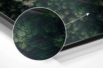 Fifty Tones of Green Brushed Aluminium Dibond Wall Art