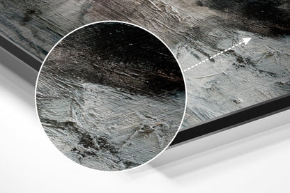 Silence Brushed Aluminium Dibond Wall Art