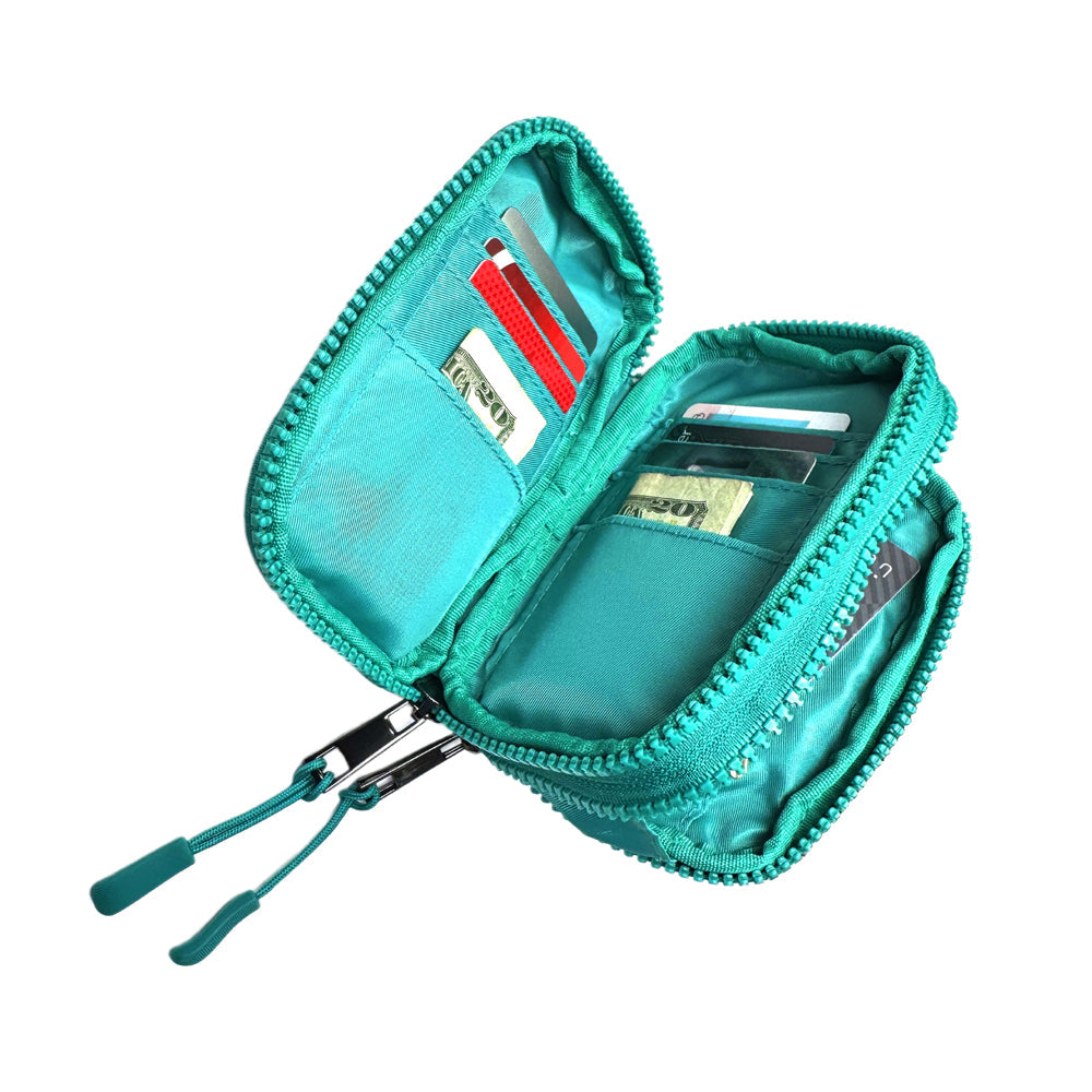 Active Recycled RFID Double Pouch - Shaketea