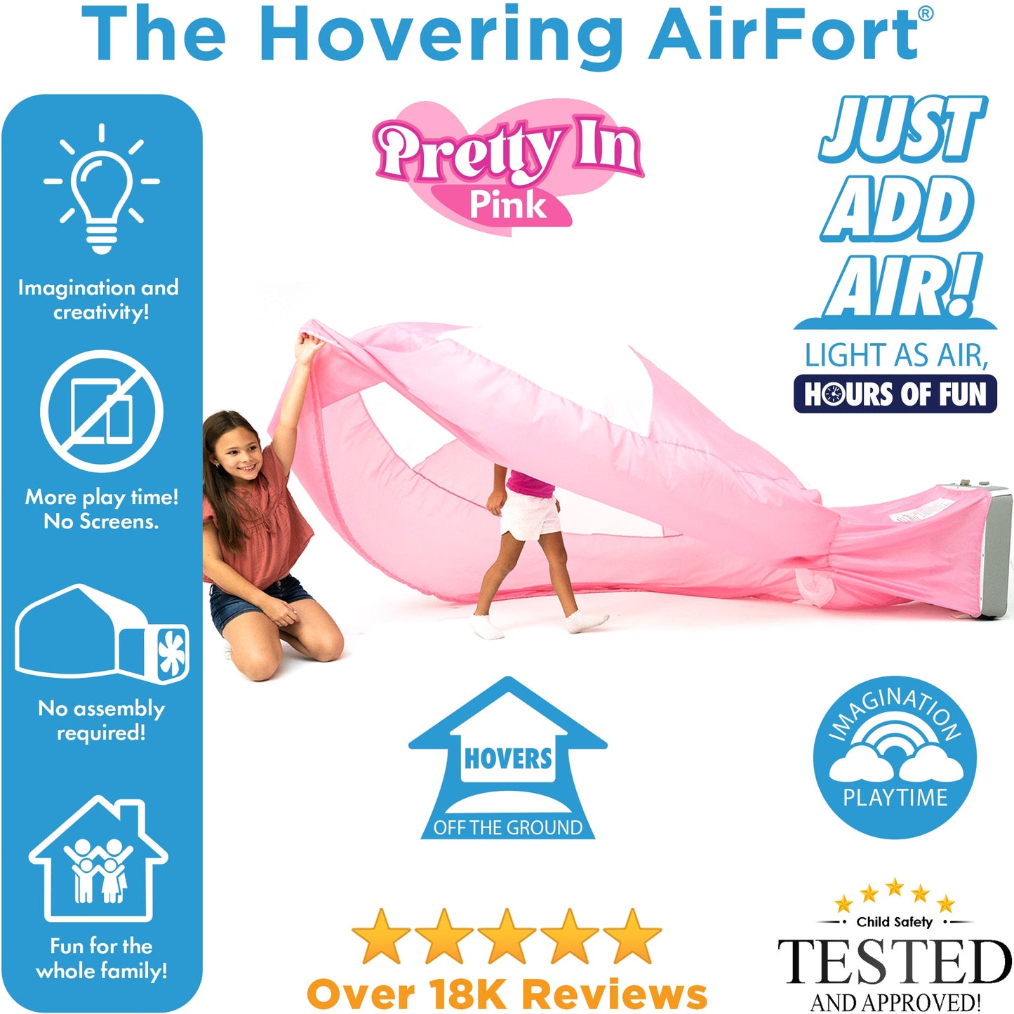 The Original AirFort - Pretty In Pink