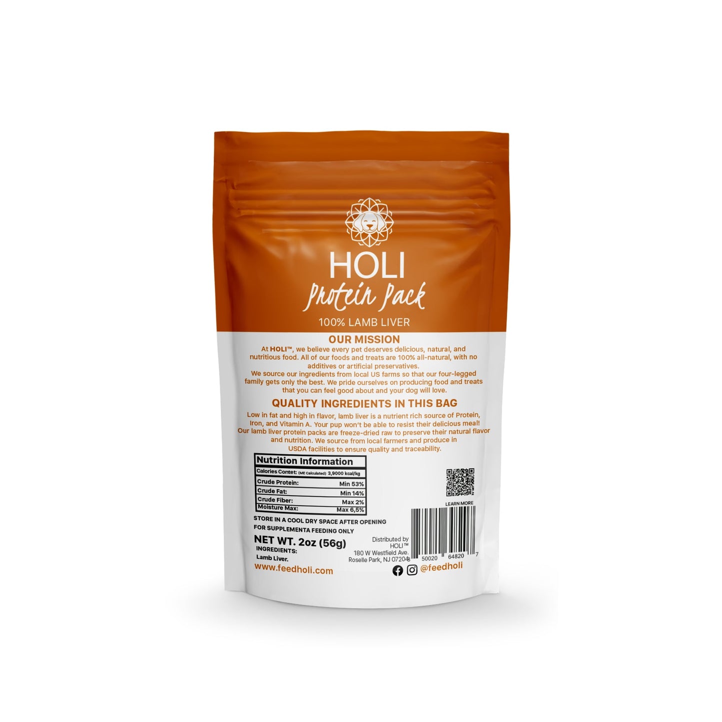 Lamb Liver Dog Food Topper - Freeze Dried - Single Ingredient