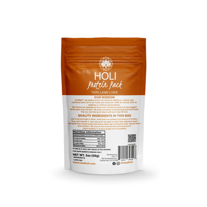 Lamb Liver Dog Food Topper - Freeze Dried - Single Ingredient
