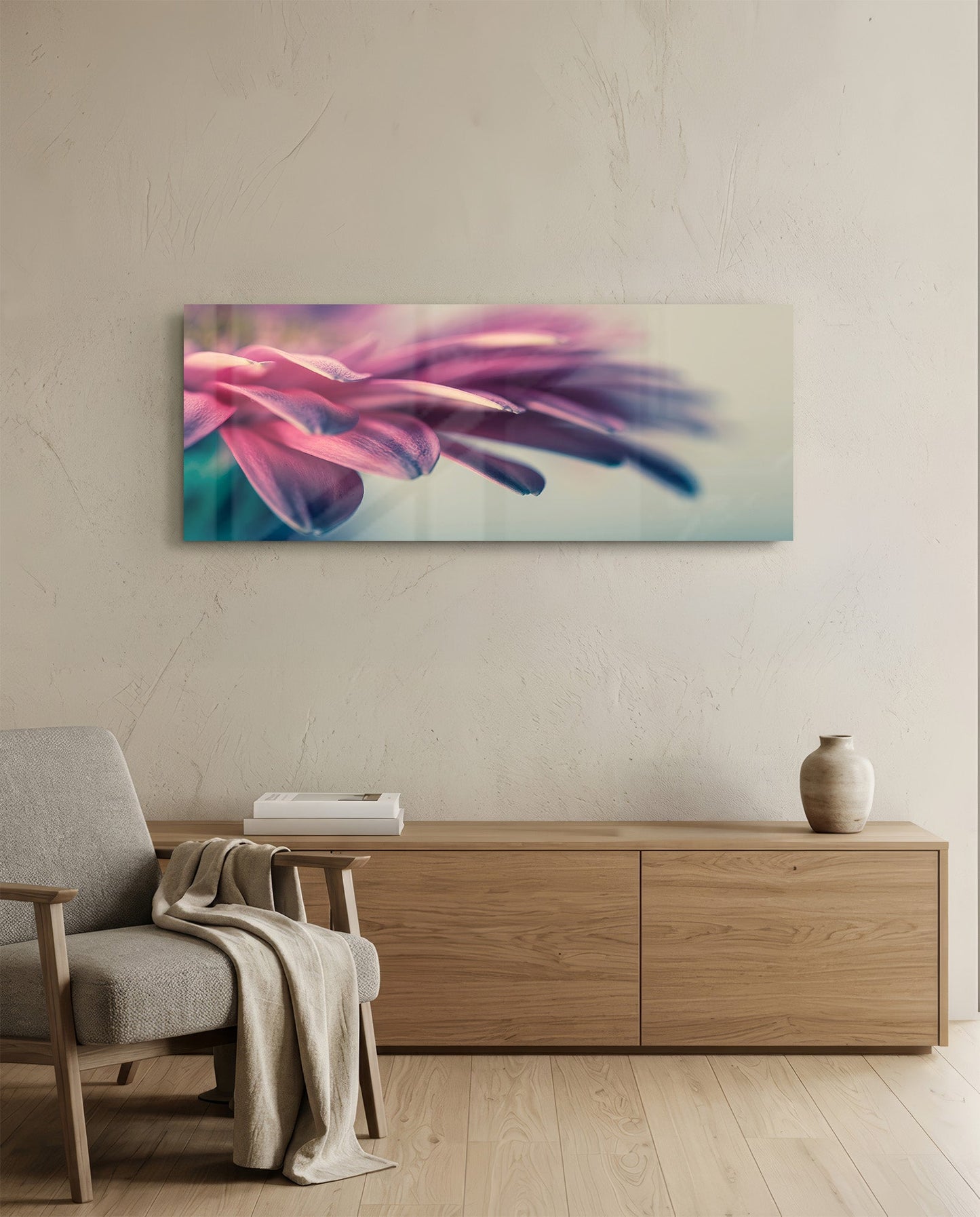 Macro Glass Wall Art (36"x14")