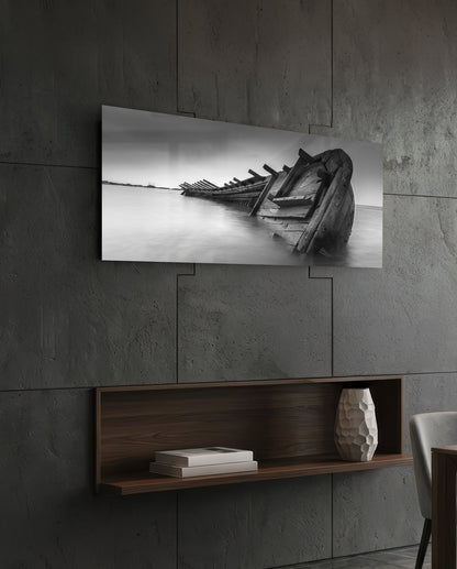 Shipwreck Glass Wall Art (36"x14")