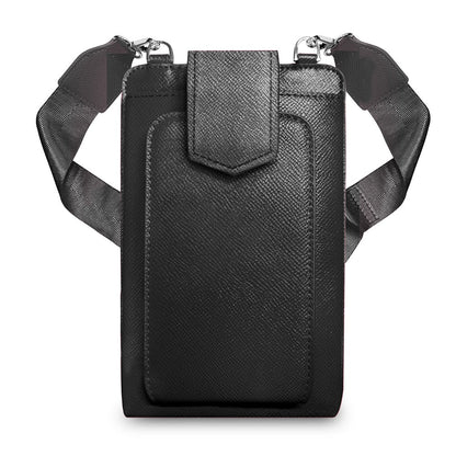 Boca RFID Crossbody Phone Purse Vegan Leather Fits 7 Inches Touch Screen