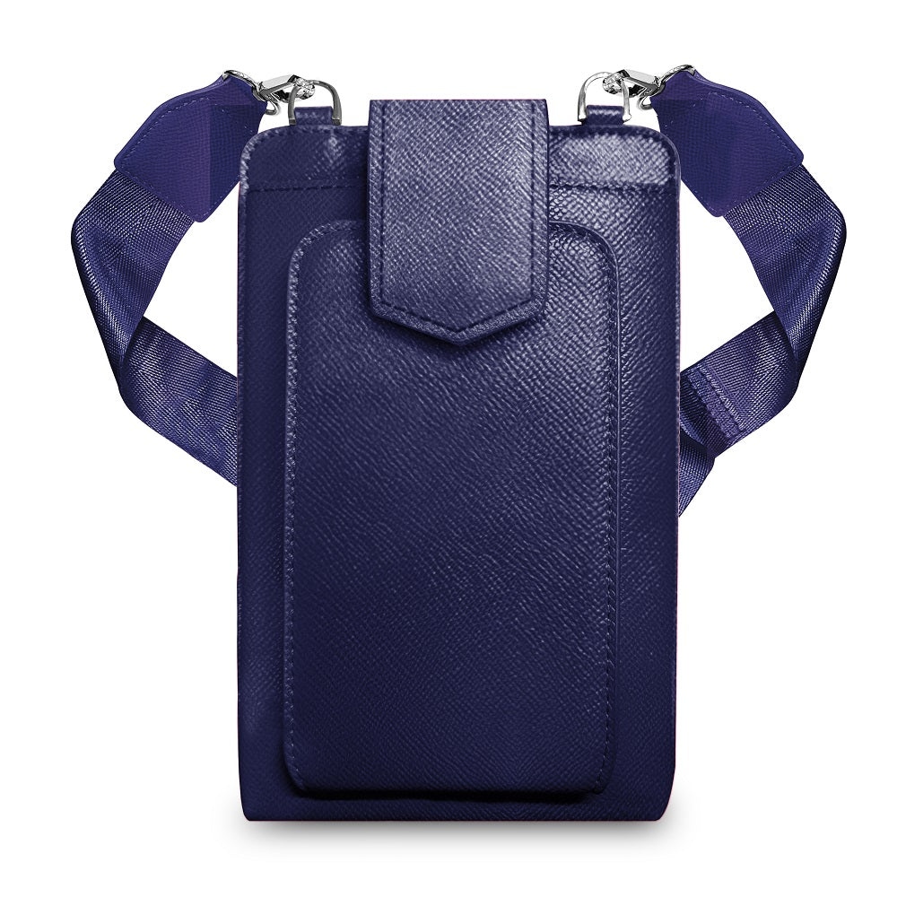 Boca RFID Crossbody Phone Purse Vegan Leather Fits 7 Inches Touch Screen