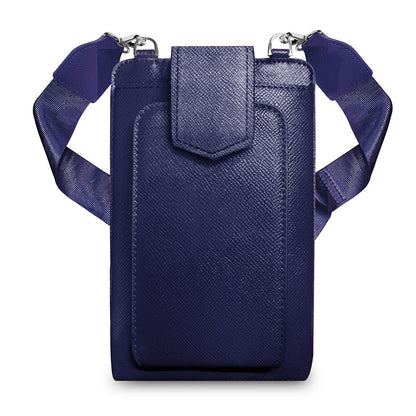 Boca RFID Crossbody Phone Purse Vegan Leather Fits 7 Inches Touch Screen
