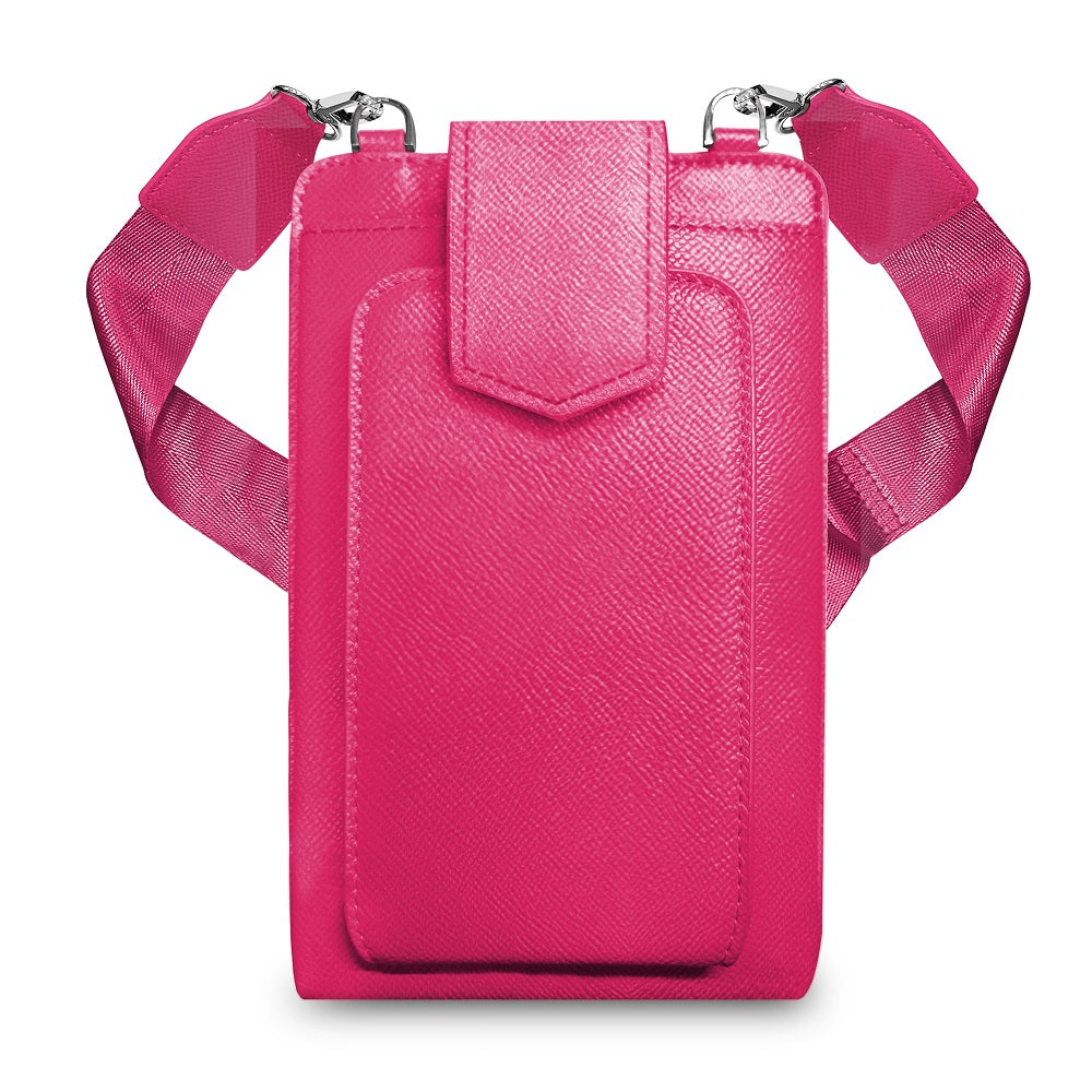Boca RFID Crossbody Phone Purse Vegan Leather Fits 7 Inches Touch Screen