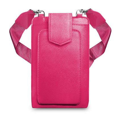 Boca RFID Crossbody Phone Purse Vegan Leather Fits 7 Inches Touch Screen