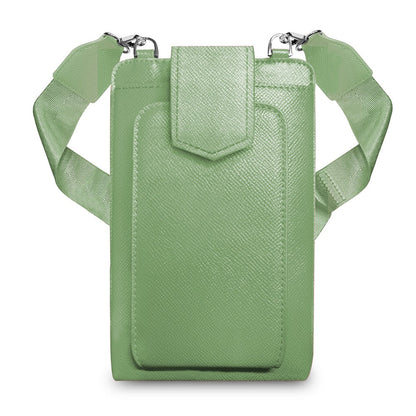 Boca RFID Crossbody Phone Purse Vegan Leather Fits 7 Inches Touch Screen