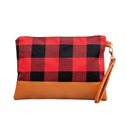 Buffalo Plaid Clutch