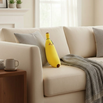 Smiley Banana Stuffed Animal — Kawaii Plush Gift