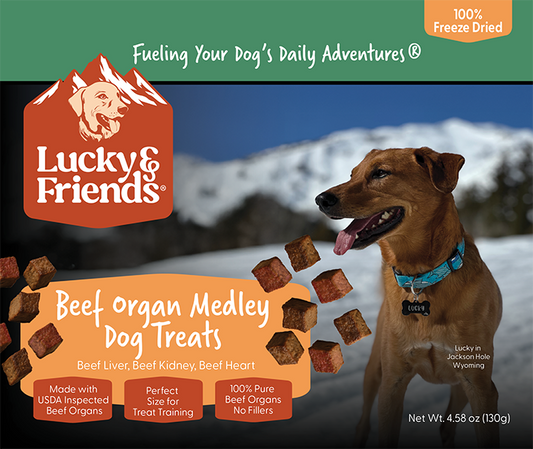 Lucky & Friends Beef Liver Dog Treat - Shaketea