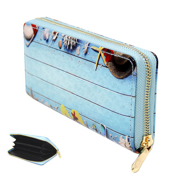 Sealife Shell Starfish 3D Hologram Wallet