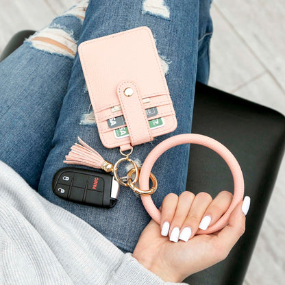 Key Ring Wallet Bracelet