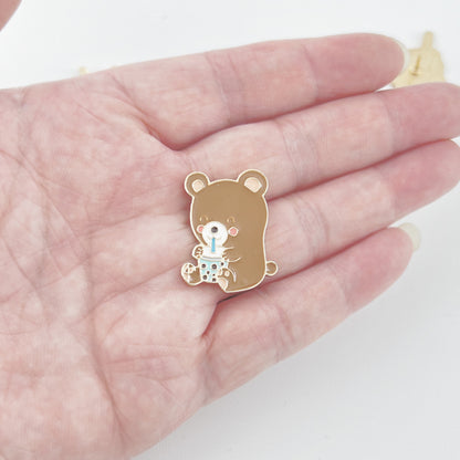 Kawaii Boba Enamel Pins