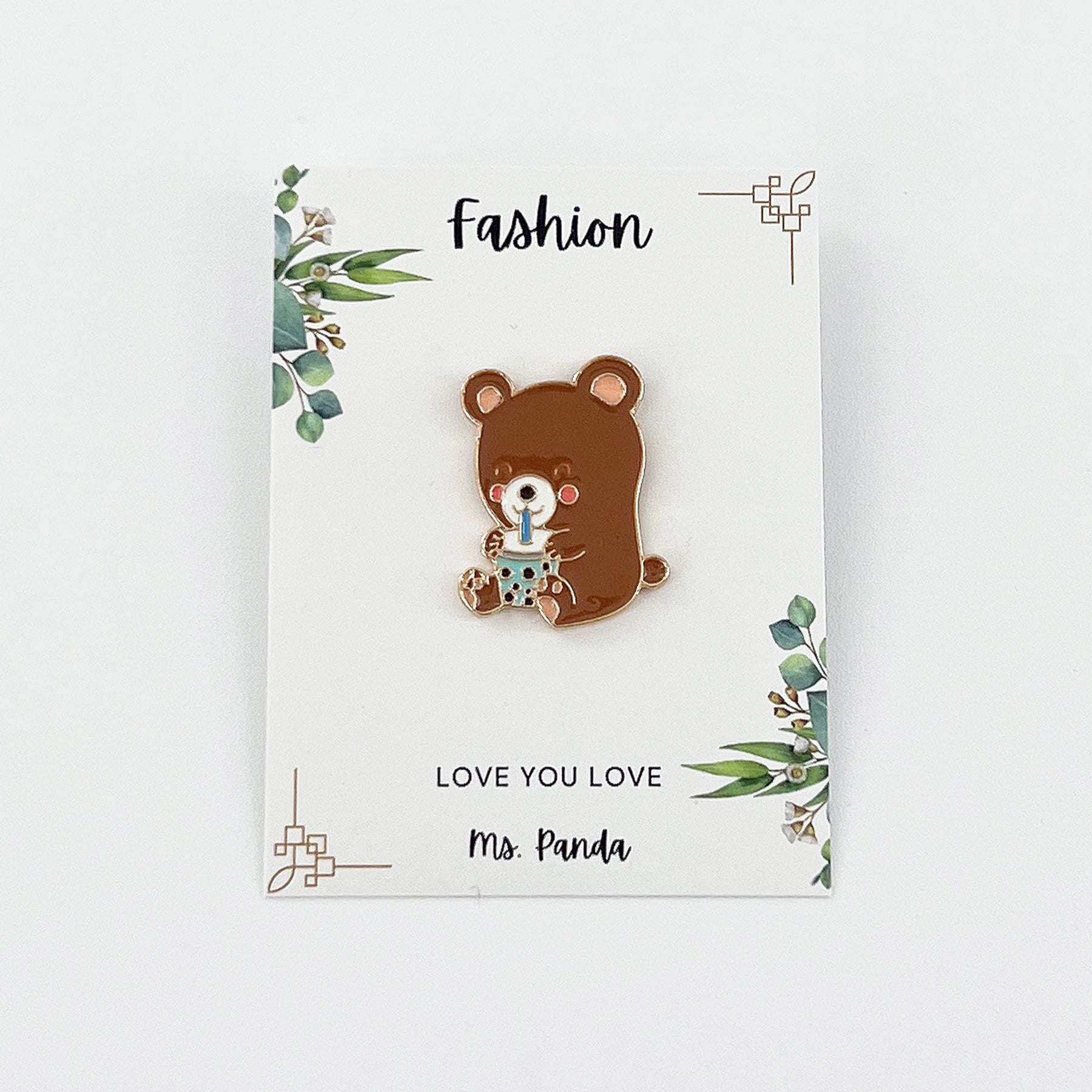 Kawaii Boba Enamel Pins