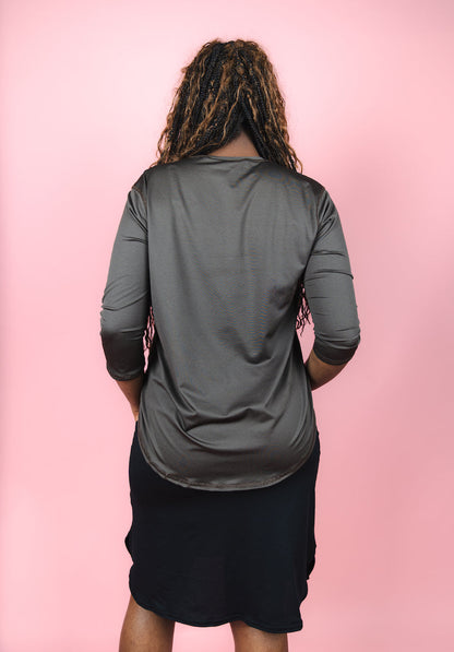 Performance Quarter Sleeve - Chocolate Brown