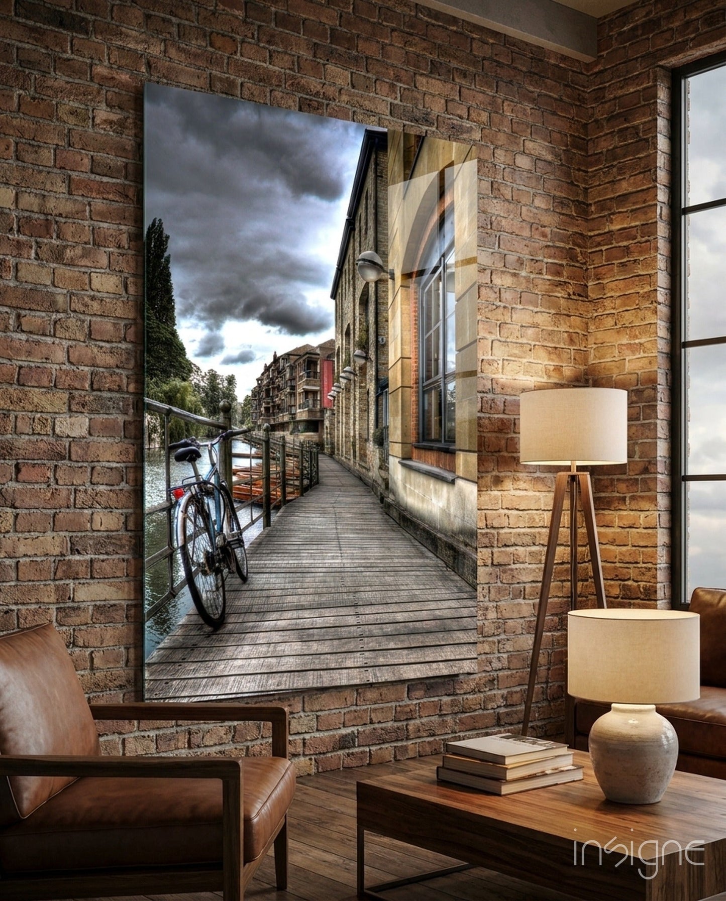 Street View Glass Wall Art