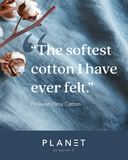 Pima Cotton Jackie O Top - Cornflower - Shaketea
