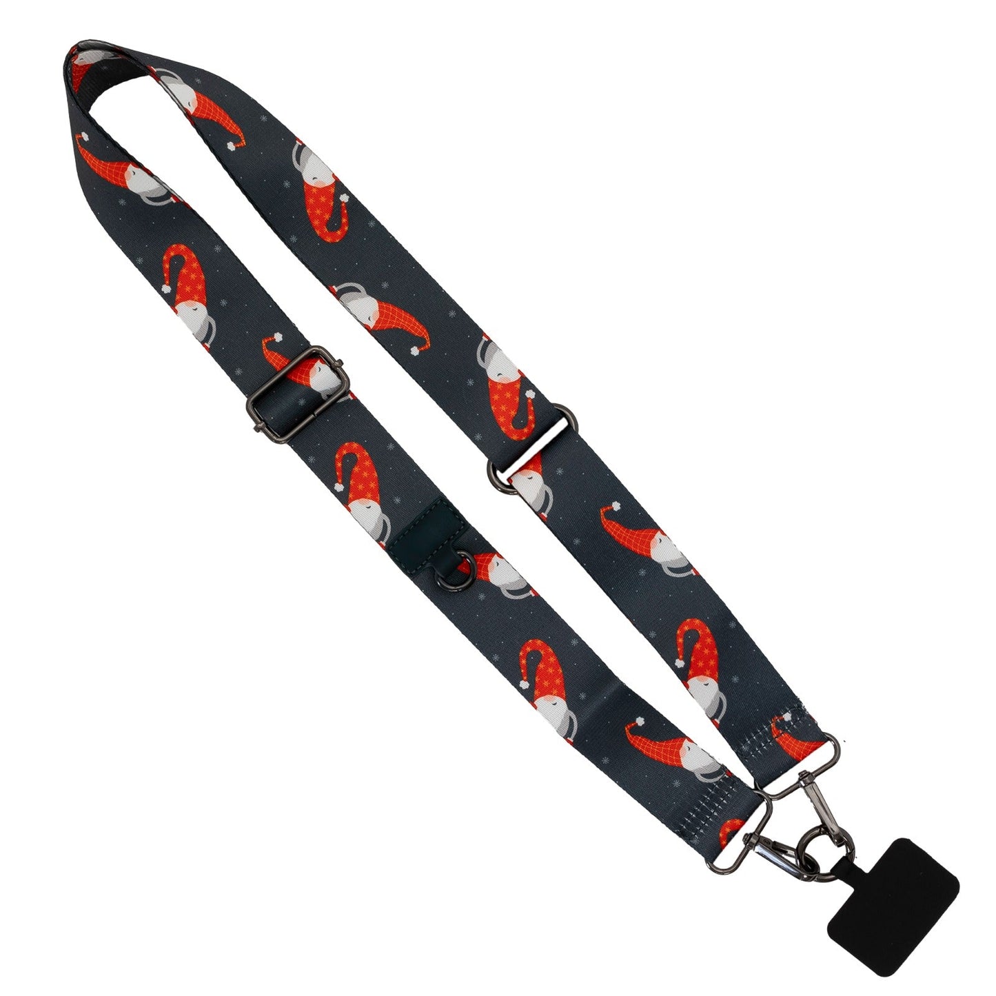 Christmas Collection Cell Phone Lanyard Holiday Fabric Adjustable Universal Fit
