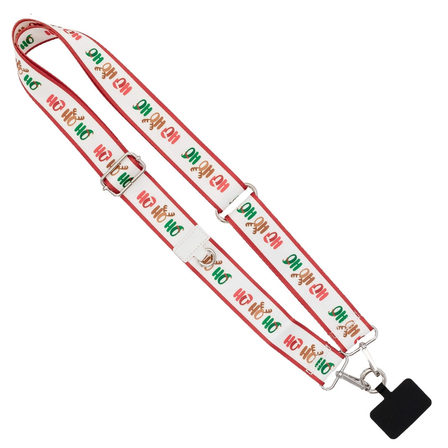 Christmas Collection Cell Phone Lanyard Holiday Fabric Adjustable Universal Fit