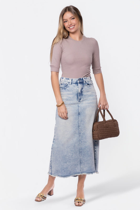 Jill Skirt (Light Blue) - Shaketea
