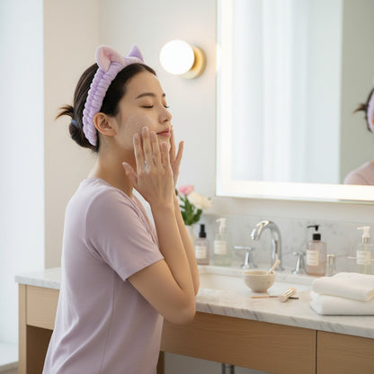 Cat Ears Spa Headband Set — Pack of 4 Colors