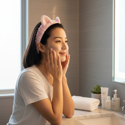Cat Ears Spa Headband Set — Pack of 4 Colors