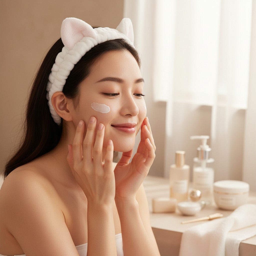 Cat Ears Spa Headband Set — Pack of 4 Colors