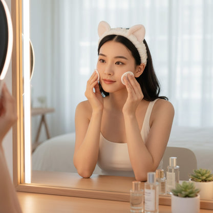 Cat Ears Spa Headband Set — Pack of 4 Colors