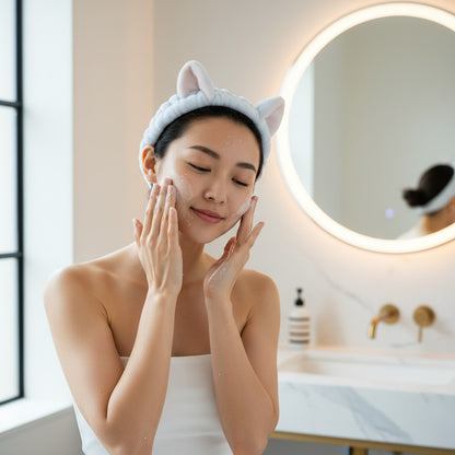 Cat Ears Spa Headband Set — Pack of 4 Colors
