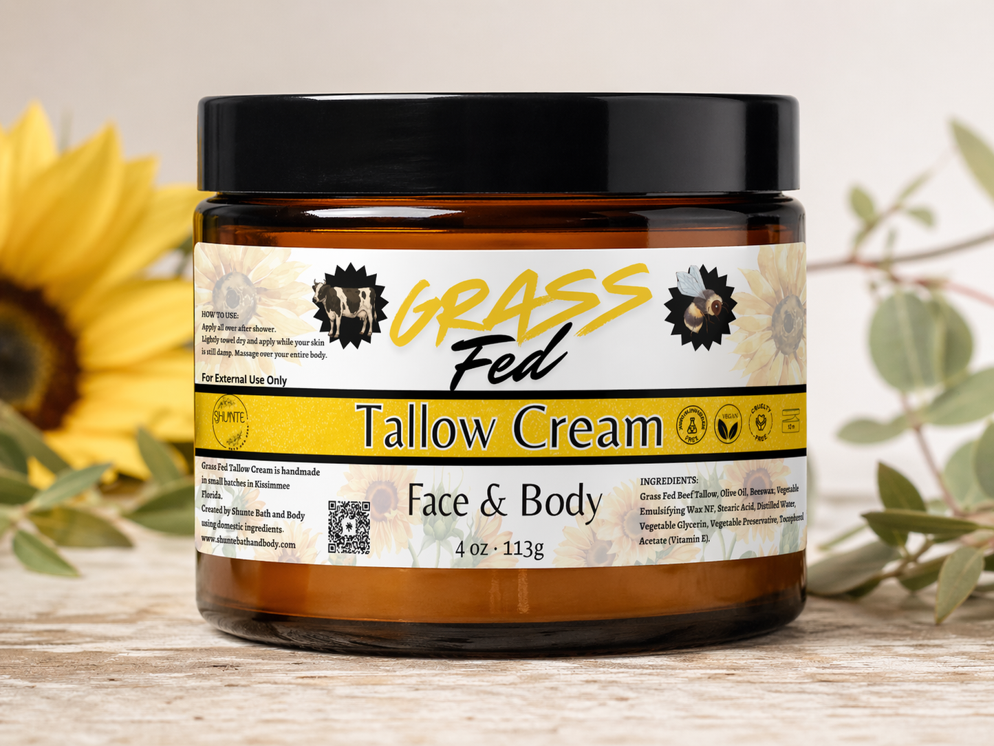 Grass Fed Whipped Tallow Cream