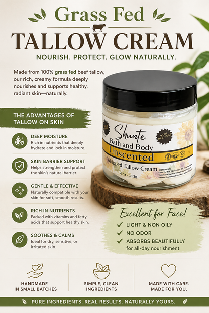 Grass Fed Whipped Tallow Cream