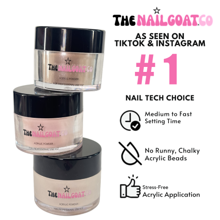 6-Piece Cover Acrylic Powder Collection for Nail Professionals