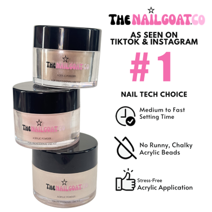 6-Piece Cover Acrylic Powder Collection for Nail Professionals