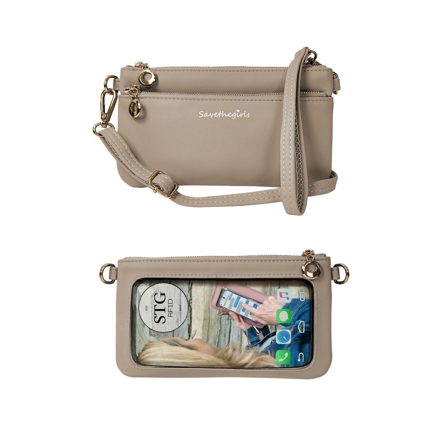 Bella RFID Touch Screen Purse - Shaketea
