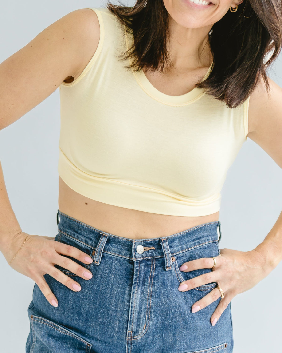 Crew Neck Tank Halftee - Shaketea
