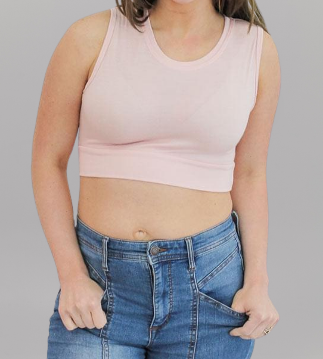 Crew Neck Tank Halftee - Shaketea