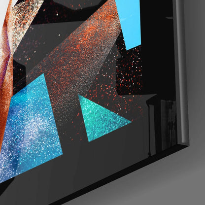 Modern Woman Glass Wall Art