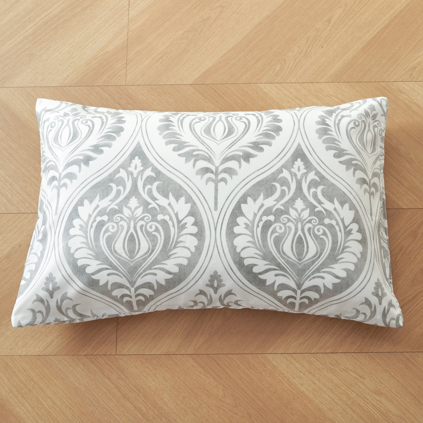 Tache Dreamy Moon Sky Ogee Damask Heather Gray White Pillowcases (TB300)