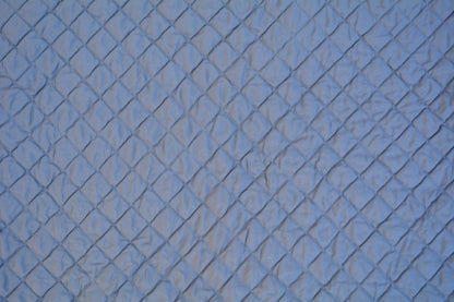 Tache Solid Light Gray Silver Diamond Stitch Bubble Quilted Bedspread Set (DXJ109038-2)