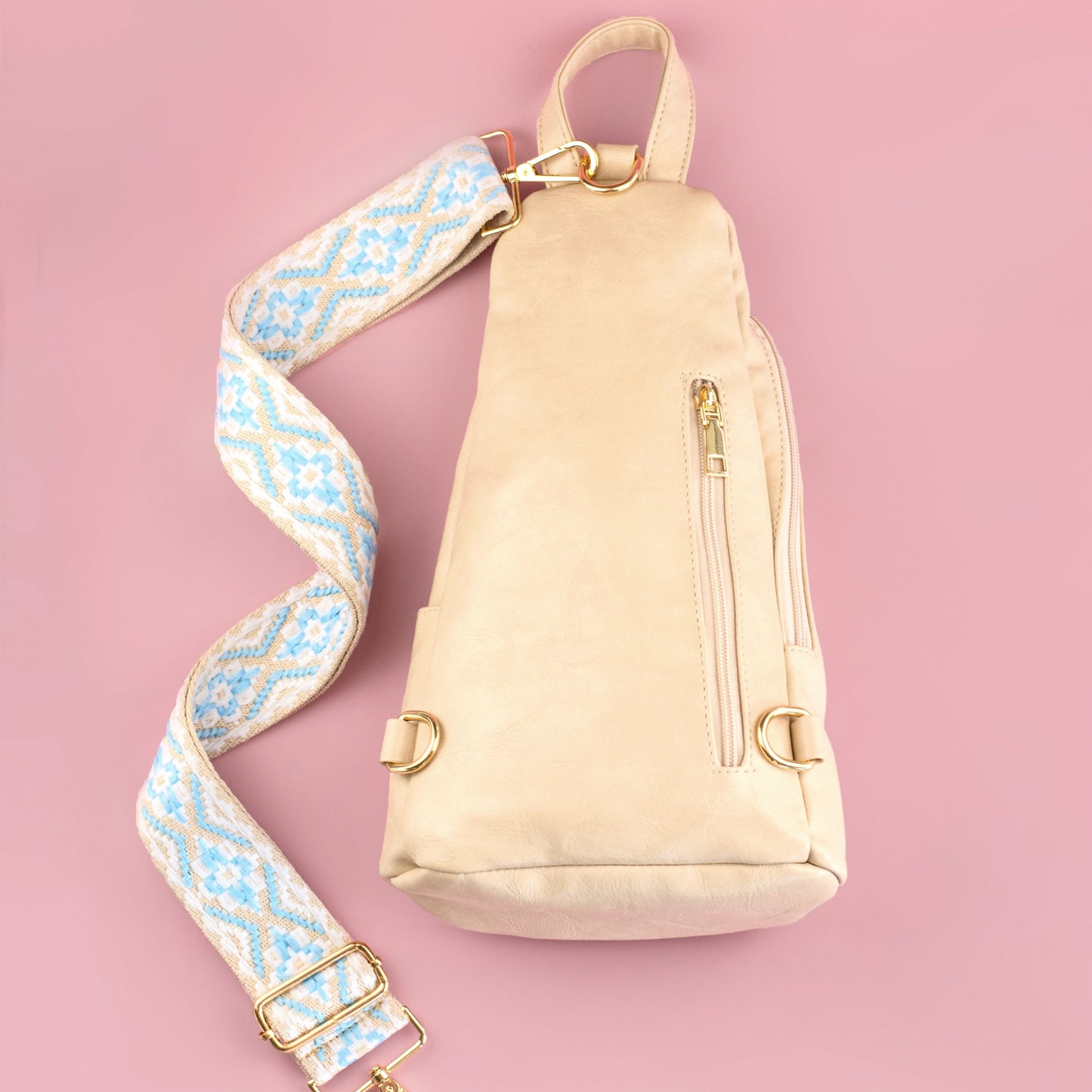 Evie Vegan Leather Crossbody Sling Bag