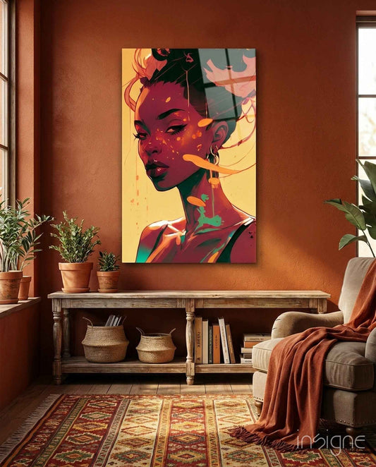 Schuh Glance Glass Wall Art  || Designer Collection