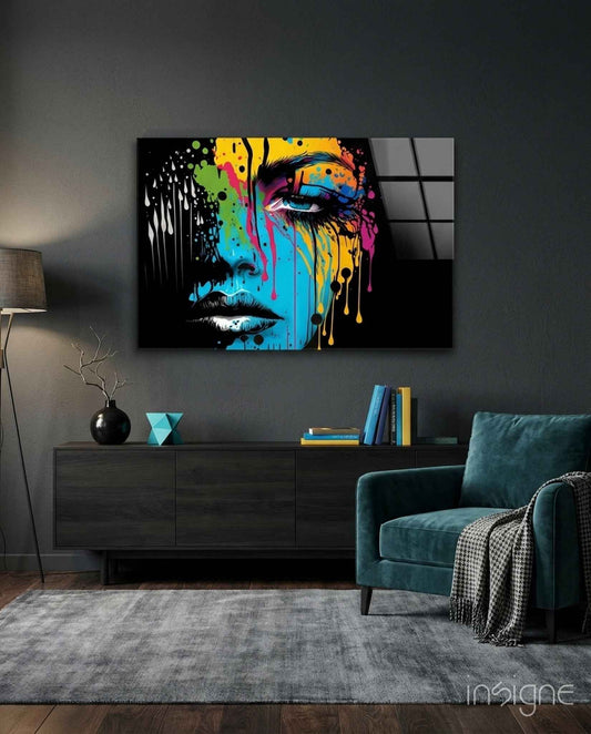 Melting Beauty Glass Wall Art  || Designer Collection