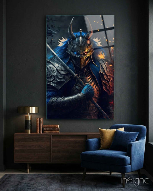Lord Warrior Glass Wall Art  || Designer Collection