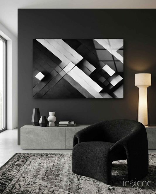 Cubic Glass Wall Art  || Designers Collection