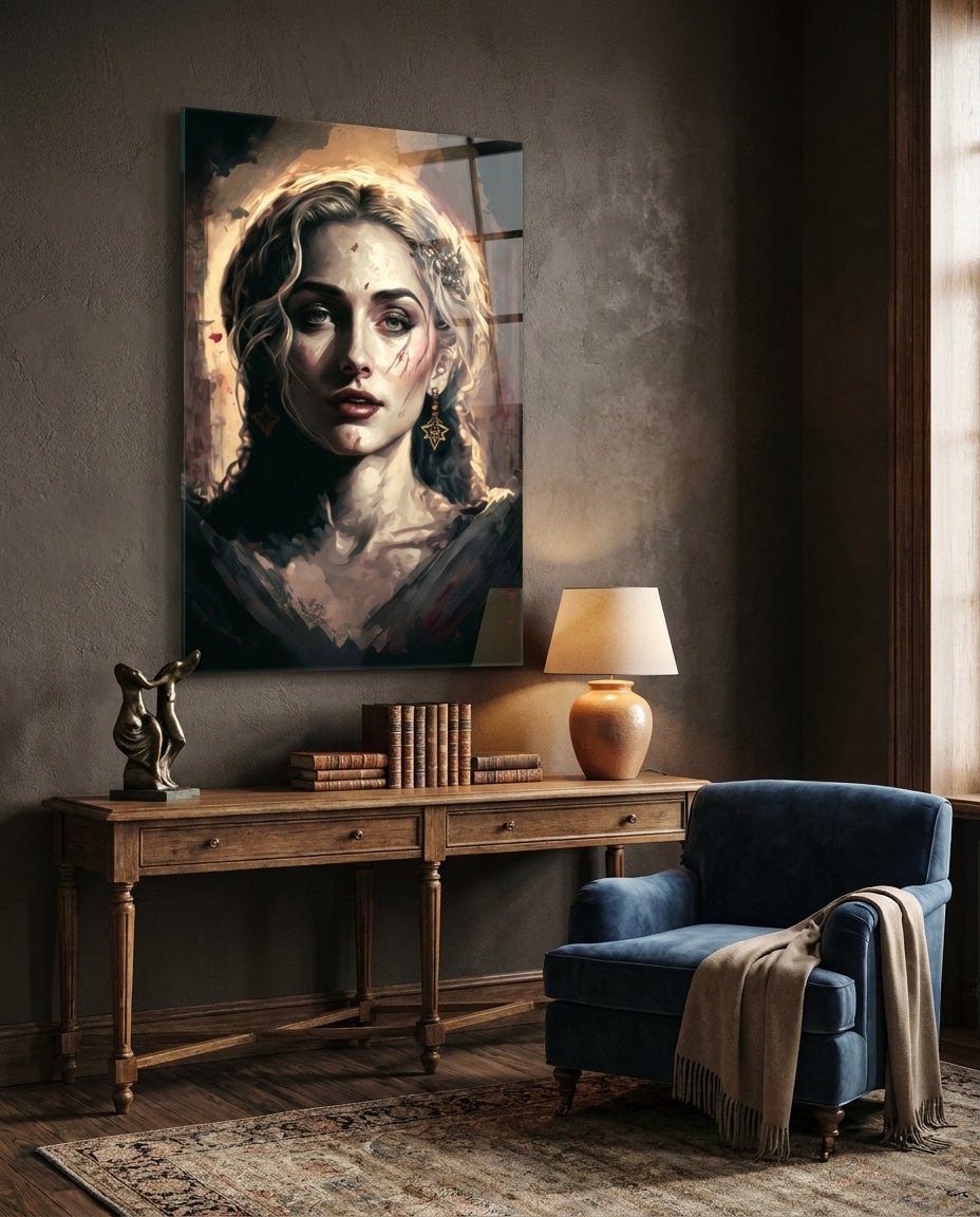 Madonna Glass Wall Art  || Designer Collection