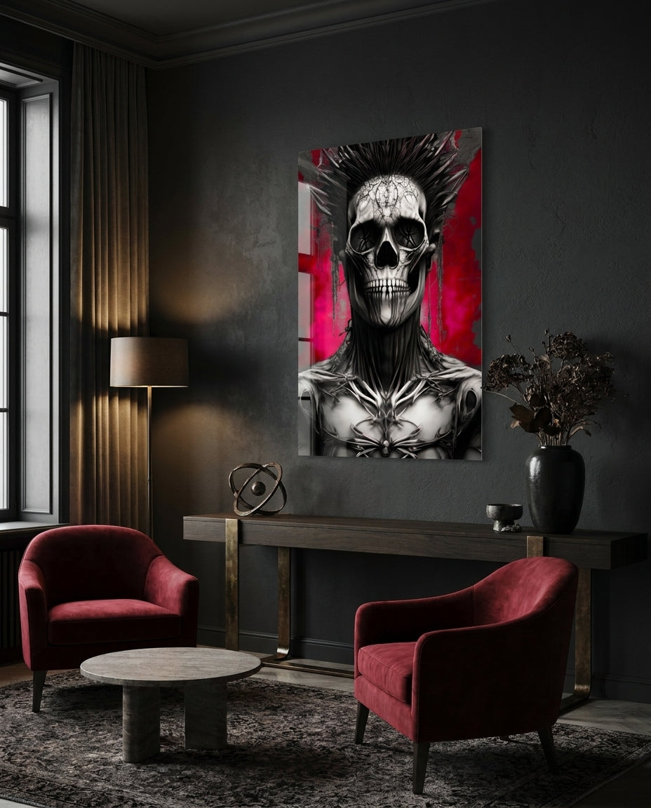 Warrior Glass Wall Art || Designer's Collection